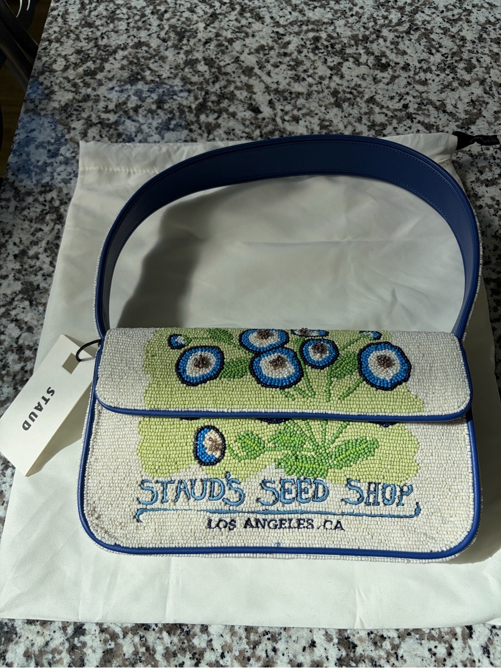 STAUD baby blue eyes Los Angeles Tommy bag - Picture 8 of 8